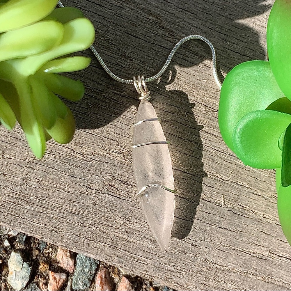 Hand Crafted Sea Glass Necklace